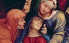 BAL33488 Detail of Deposition (altarpiece) showing Madonna fainting by Sodoma, Giovanni Antonio Bazzi (1477-1549); Pinacoteca Nazionale, Siena, Tuscany, Italy; Italian,  out of copyright.