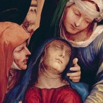 BAL33488 Detail of Deposition (altarpiece) showing Madonna fainting by Sodoma, Giovanni Antonio Bazzi (1477-1549); Pinacoteca Nazionale, Siena, Tuscany, Italy; Italian,  out of copyright.